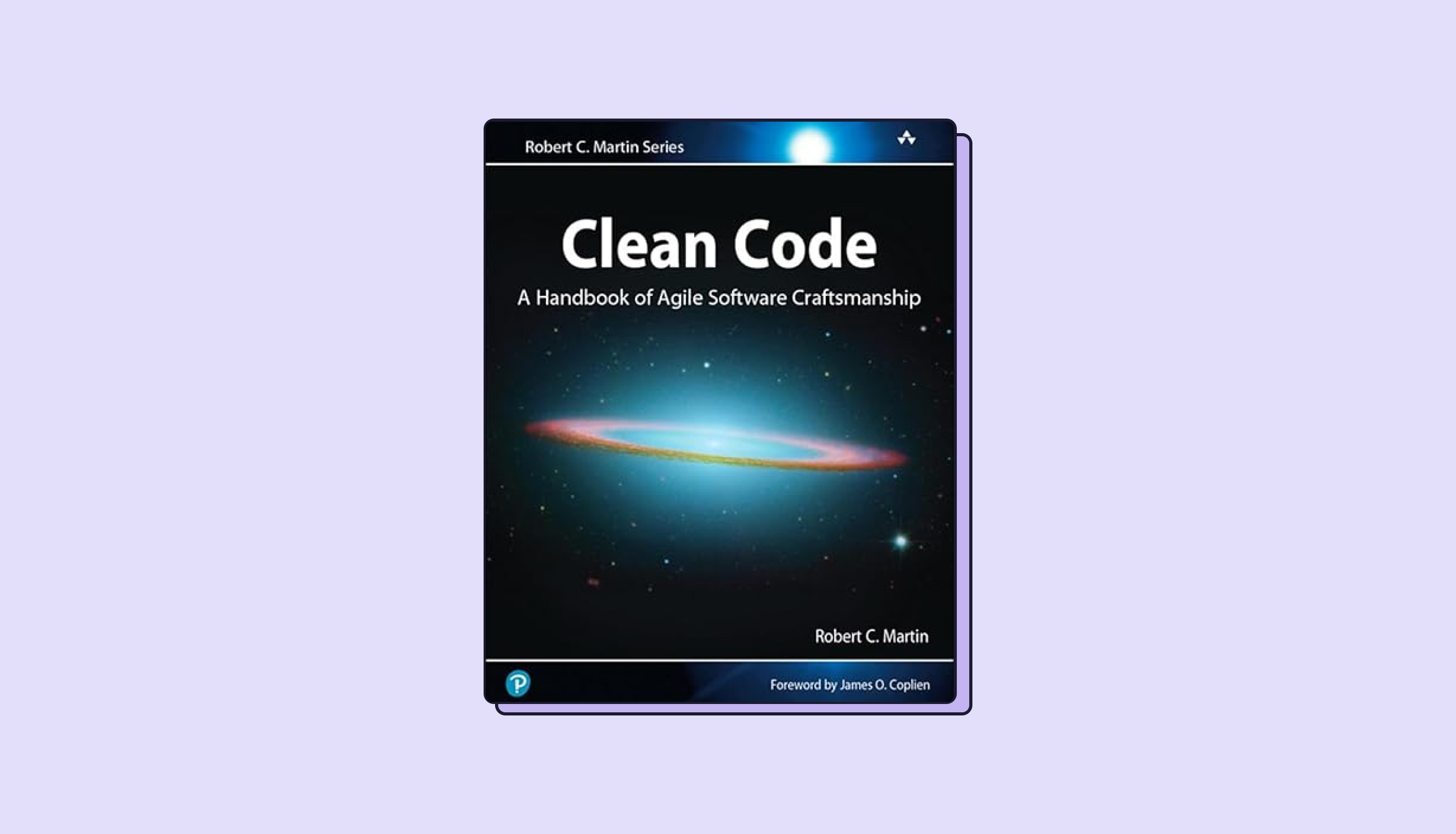 An image of the Clean Code book